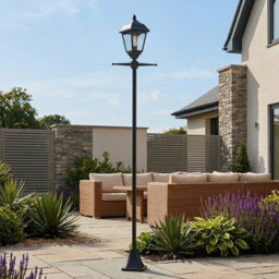 Victoriana Solar Garden Lamp Post Light - thumbnail 2