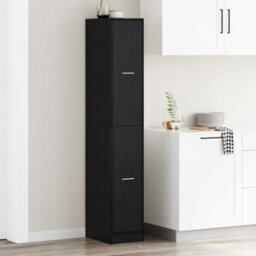 Walplus Apothecary Cabinet Black Oak 30 X 41 X 174.5 Cm Engineered Wood - thumbnail 4