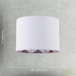 Happy Homewares Western Cactus Themed White Linen Lamp Shade With Inner Vibrant Print - thumbnail 7