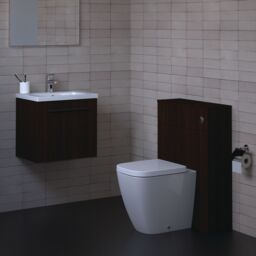 Ideal Standard I.life S Compact Coffee Oak Effect Wall-Mounted Bathroom Vanity Unit (H) 440mm (W) 500mm - thumbnail 9