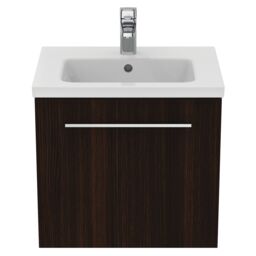 Ideal Standard I.life S Compact Coffee Oak Effect Wall-Mounted Bathroom Vanity Unit (H) 440mm (W) 500mm - thumbnail 5