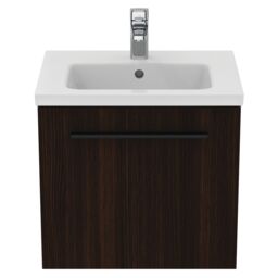 Ideal Standard I.life S Compact Coffee Oak Effect Wall-Mounted Bathroom Vanity Unit (H) 440mm (W) 500mm - thumbnail 4