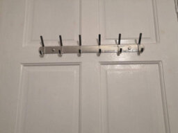 Mass Dynamic Wall Mounted Stainless Steel Coat Hooks  6 Dual Hooks For Coats, Hats & Bathroom Use - thumbnail 7