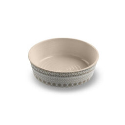 Purely Home Wood Print Melamine Pet Bowl - Medium Food Bowl For Dogs