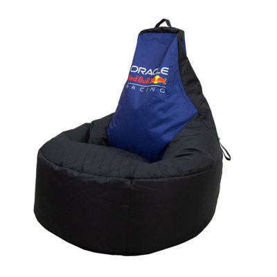 Character World Oracle Red Bull Racing Bean Chair Filled Indoors Outdoors Formula 1 Blue Beanbag - image 1