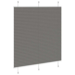 Berkfield Pleated Blind Anthracite 120X150 Cm Fabric Width 119.4 Cm Polyester - thumbnail 4