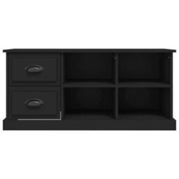 Berkfield Tv Cabinet Black 102X35.5X47.5 Cm Engineered Wood - thumbnail 6