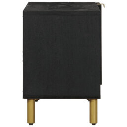 Berkfield Tv Cabinet Black 80X33X46 Cm Engineered Wood - thumbnail 4