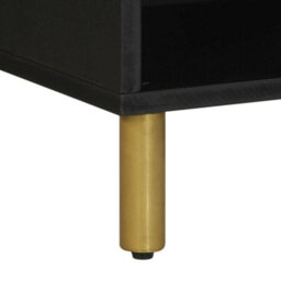 Berkfield Tv Cabinet Black 80X33X46 Cm Engineered Wood - thumbnail 9