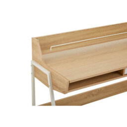 Orsina Natural Oak Veneer Desk,spacious Office Table With Metal Frame,computer Workstation,wooden Writing Desk - thumbnail 8
