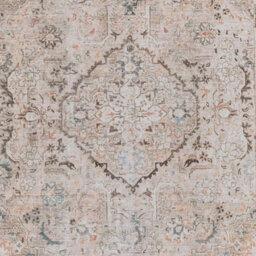 Livabliss Kemer-Washable Beige Grey Blue Traditional Vintage Boho Living Dining Rug 160 X 213 Cm Easy Care, Non Shedding - thumbnail 7