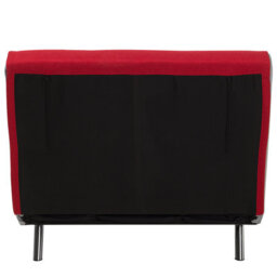 Beliani Single Sofa Bed Farris Fabric Red - thumbnail 8