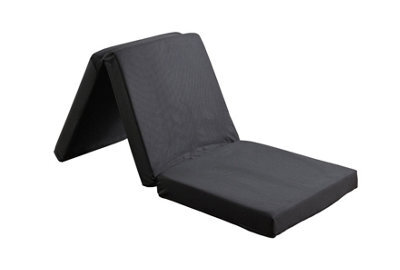 Mattress Guru Folding Z Bed Mattress, Tri Folding Guest Bed, Lightweight, Space Saving, Futon Mattress, Black - image 1