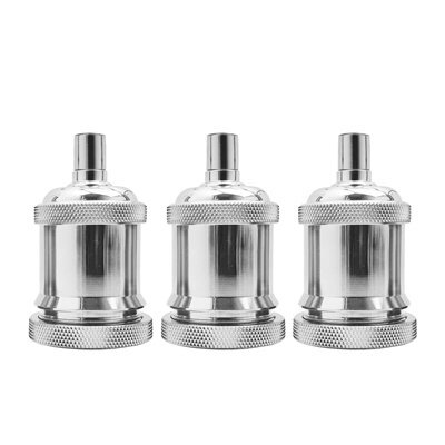 Vintage Industrial E27 Lamp Holder Retro Metal Edison Bulb Socket Ip20, Hard Wired For Diy Pendant Wall Lights - image 1