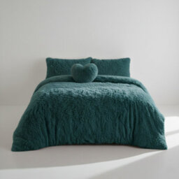 Super Fluffy Duvet Cover Ultra Soft, Cloud-Like Comfort Snug Sleep Teal - thumbnail 2