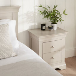 The Furniture Market Wilmslow Grey 2 Drawer Bedside - thumbnail 6