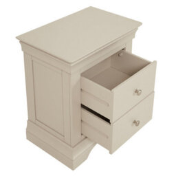 The Furniture Market Wilmslow Grey 2 Drawer Bedside - thumbnail 7