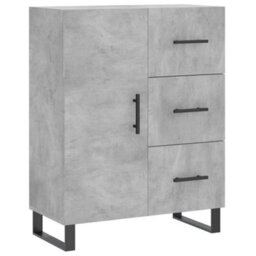 Berkfield Highboard Concrete Grey 69.5X34X180 Cm Engineered Wood - thumbnail 7