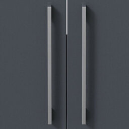 Affine 600mm Bathroom Vanity Unit Basin Storage Cabinet Furniture Grey Gloss Modern - thumbnail 8