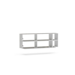 Decorotika Leuven Moduler Modern Tv Unit Wall Mount Customizable Layout High Gloss White - thumbnail 5
