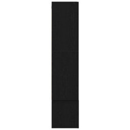 Berkfield 4 Piece Tv Cabinet Set Wall-Mounted Black Oak Engineered Wood - thumbnail 6