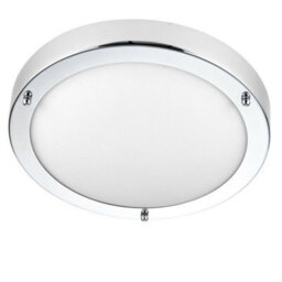 Ip44 Outdoor Dimmable Bulkhead Light Chrome Plate Bathroom Flush Ceiling Lamp - thumbnail 1