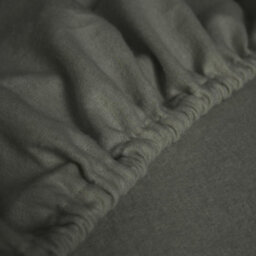 Ohs Essential Brushed Cotton Soft Fitted Bed Sheet, Woodland Green - King - thumbnail 3