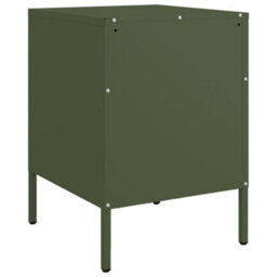 Berkfield Bedside Cabinets 2 Pcs Olive Green 36X39X50.5 Cm Steel - thumbnail 8