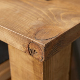 Off the Grain Corner Tv Stand With Drawers  Made From Solid Wood - 150Cm Rugger Brown Finsh - thumbnail 7