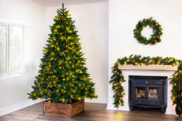 Christmas Tree World The 7Ft/210Cm Ultra Devonshire Fir Pre-Lit With Warm White/white Colour Change Leds - thumbnail 4