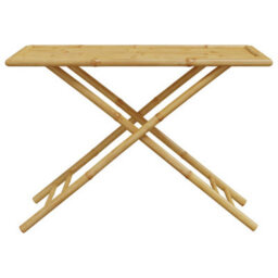Walplus 5 Piece Garden Outdoor Dining Set Suitable For Backyard, Patio  Bamboo - Cushion Not Included - thumbnail 5