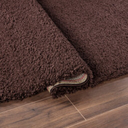 Smart Living Shaggy Soft Thick Area Rug, Living Room Carpet, Kitchen Floor, Bedroom Soft Rugs 60Cm X 110Cm - Brown - thumbnail 4
