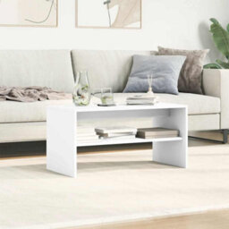 Berkfield Durable Tv Cabinet White 80X40X40 Cm Engineered Wood - thumbnail 4