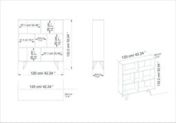 Decorotika Mistico 3-Tier Bookcase - thumbnail 5
