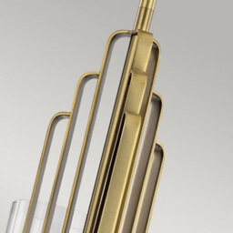 Luminosa Lighting Luminosa Kichler Kimrose Multi Arm Pendant Ceiling Light Brushed Natural Brass - thumbnail 3