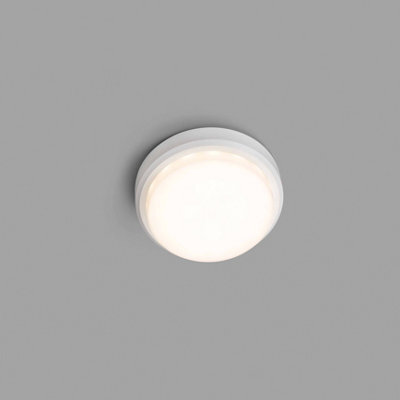 Luminosa Lighting Luminosa Tom Outdoor Led White Wall / Ceiling Lamp 7W 3000K Ip65 - image 1