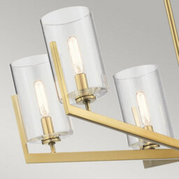 Luminosa Lighting Luminosa Kichler Nye Multi Arm Pendant Ceiling Light Brushed Natural Brass - thumbnail 4