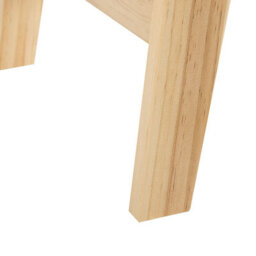 Wyld and Coco Nordicluxe Console Table White Lacquered Top And Light Pine Legs 101X36X78 Cm - thumbnail 7