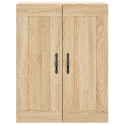 Berkfield Highboard Sonoma Oak 69.5X34X180 Cm Engineered Wood - thumbnail 6