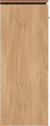 Seconique Charles 3+2 Drawer Chest Of Drawers In Oak Veneer With Dark Walnut Trim - thumbnail 5