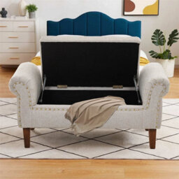 Storage Ottoman Seat Stool Bench Chest Toy Box Trunk - thumbnail 6