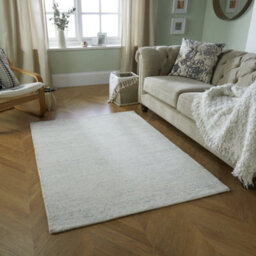 Melrose Soft Textured Grey Distressed Look Design Small Indoor Area Rug 080/150Cm - thumbnail 1