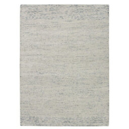 Melrose Soft Textured Grey Distressed Look Design Small Indoor Area Rug 080/150Cm - thumbnail 4
