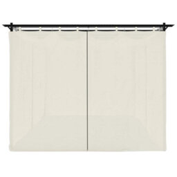 Walplus Gazebo With Curtains Cream 6X3 M Steel - thumbnail 5