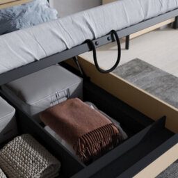 Arte Elegant Enna 2 Ottoman Bed Eu King - Luxurious Storage Solution 1920mm X 920mm X 2110mm - thumbnail 8