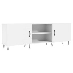 Berkfield Tv Cabinet White 150X30X50 Cm Engineered Wood - thumbnail 2