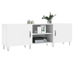Berkfield Tv Cabinet White 150X30X50 Cm Engineered Wood - thumbnail 3