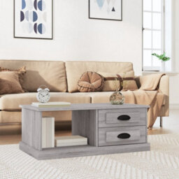 Berkfield Coffee Table Grey Sonoma 90X50X35 Cm Engineered Wood - thumbnail 1