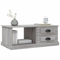 Berkfield Coffee Table Grey Sonoma 90X50X35 Cm Engineered Wood - thumbnail 4