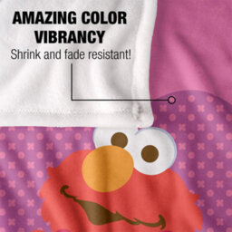 Sesame Street Heart Elmo Blanket Multicoloured (One Size) - thumbnail 4